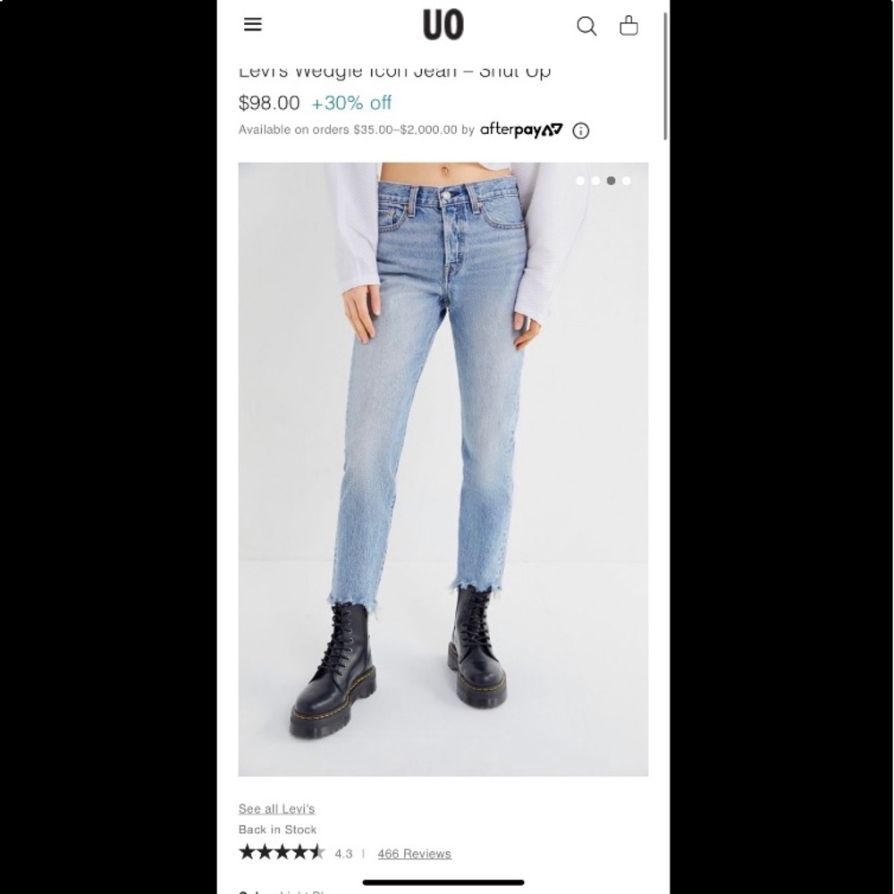 Levi’s Wedgie Icon Jean